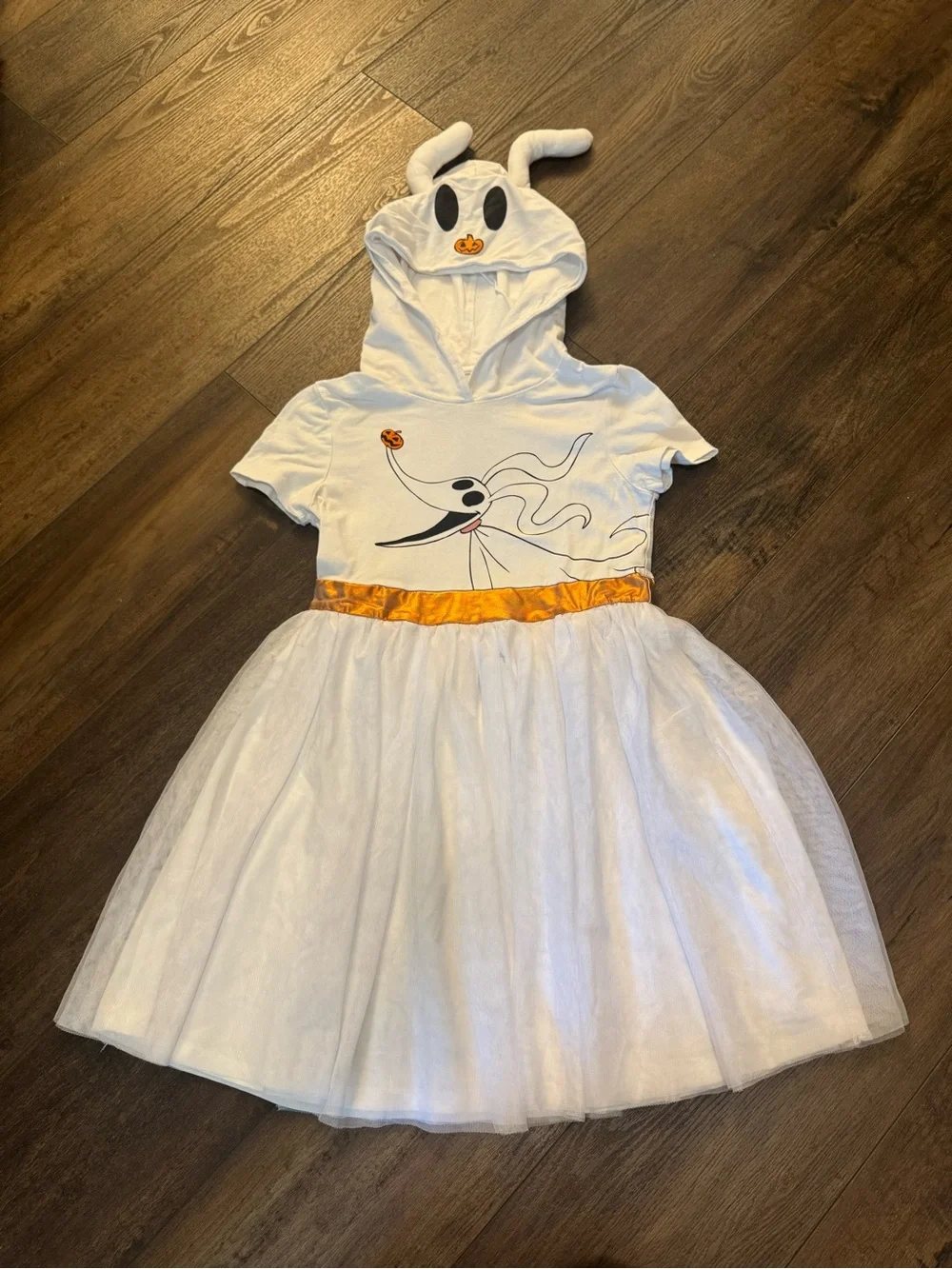 The Nightmare Before Christmas Zero dress /costume size 10/12